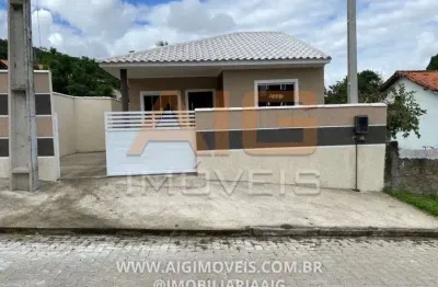 Casa 2 quartos 1º locação rua asfaltada - iguaba grande!___