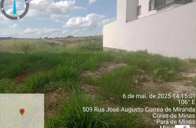 Terreno à venda no Jardim Cores de Minas, Pará de Minas 