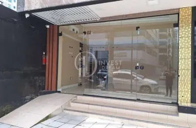 Sala comercial de frente para nereu ramos , meia praia, itapema - sc