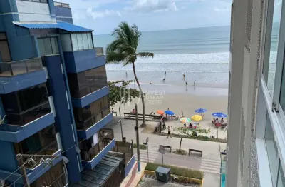 Ótimo apartamento pé na areia, meia praia, itapema - sc