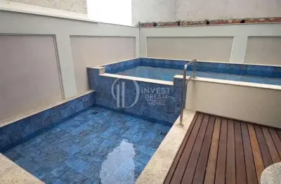 Apartamento 01 suíte + 02 demi suítes, meia praia, itapema - sc