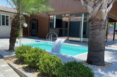 Casa mobiliada com piscina em itapema-sc, sertãozinho, itapema - sc