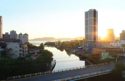 Apartamento frente mar / vista definitiva, pereque, porto belo - sc