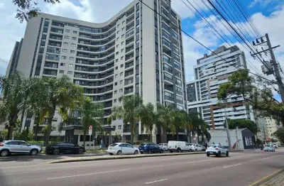 Apartamento com 1 quarto para alugar na rua guararapes, 1261, água verde, curitiba, 46 m2 por r$ 3.600