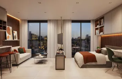 Kitnet / stúdio à venda na avenida visconde de guarapuava, 3070, centro, curitiba, 23 m2 por r$ 362.000