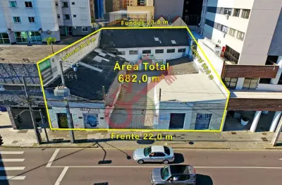 Terreno à venda na avenida presidente affonso camargo, 605, cristo rei, curitiba, 681 m2 por r$ 1.950.000