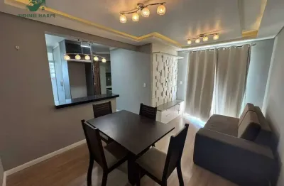 Lindo apartamento p/locação semi mobiliado! cond. colinas de são lourenço.