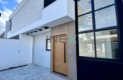 Casa nova 3 dormitórios 2 vagas no bairro rio pequeno - camboriú