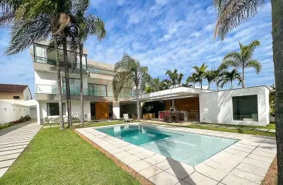 Magnífica mansão à venda condomínio mansões barra da tijuca de 700m²  em terreno de 1000m²  5 suítes elevador piscina sauna varanda gourmet