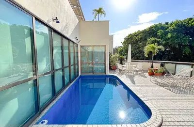 Espetacular cobertura à venda no jardim oceânico de 476m² com 4 quartos sendo 2 suítes 1 master com closet varanda gourmet piscina sauna 3 vagas garag