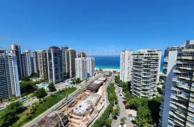 Cobertura duplex à venda na praia barra da tijuca com vista mar condomínio atlântico sul 1200m² com 5 suítes piscina sauna varandas 8 vagas de garagem