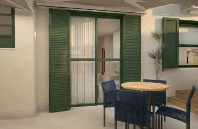 Apartamento garden à venda reformado e decorado em copacabana de 58m² com 1 quarto sala cozinha planejada banheiro piscina próximo ao metrô