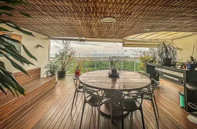 Apartamento para locação américas park barra da tijuca andar alto com vista mar de 280m²  4 quartos sendo 2 suítes varandão sala 4 ambientes 3 vagas