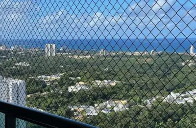 Apartamento 1/4 condomínio manhattan square - tribeca - paralela / nascente / vista mar