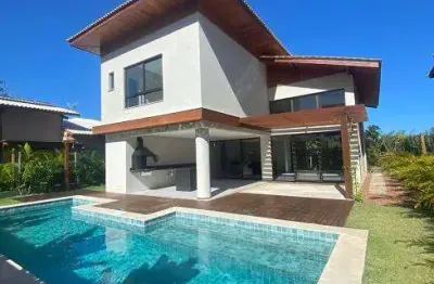 Casa imbassaí 5 suítes condomínio beira-mar reserva imbassai oportunidade