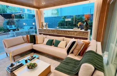 Casa alto luxo 4 suítes porteira fechada alphaville litoral norte 1