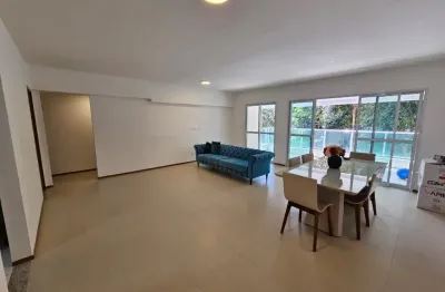 Apartamento alphaville 1 com 143m2 sendo 3 suítes, nascente