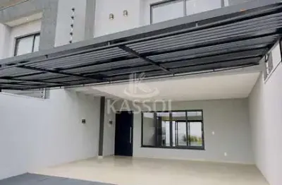 Sobrado à venda, loteamento viena, cascavel - pr - novo 03 suites, piscina