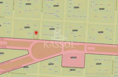 Terreno de esquina em frente a praça do migrante  excelente ponto comercial