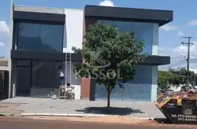 Sala comercial nova para locação no bairro santa cruz, cascavel pr