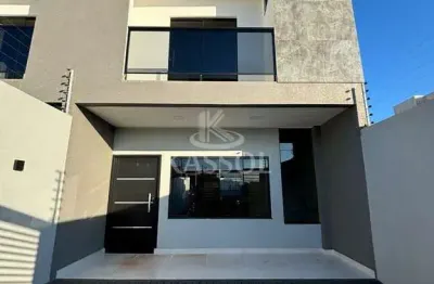 Sobrado novo  no positano - 1 suite e 2 quartos, cozinha, sala, lavabo.