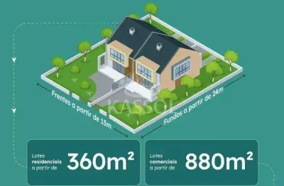 Terreno à venda no Guarujá, Cascavel 