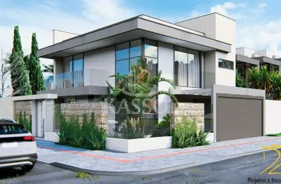 Sobrado 03 quartos, alto alegre, cascavel - pr, esquina, piscina, garagem paralelas