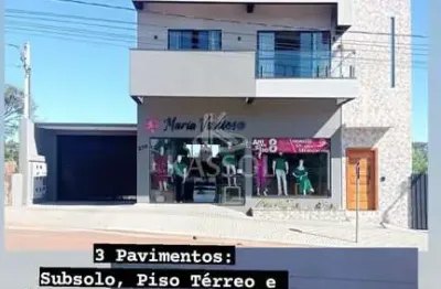 Sobrado à venda, centro, ibema - pr térreo com sala comercial