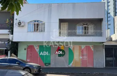 Sobrado à venda, centro, cascavel - pr - com duas salas comerciais locadas