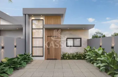 Casa à venda, tropical iv, cascavel - pr em construção 01 suite e 02 quartos