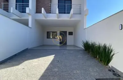 Sobrado geminado alto padrão para venda em joinville, costa e silva, 3 dormitórios, 1 suíte, 3 banheiros, 2 vagas