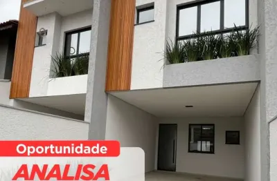 Sobrado geminado alto padrão para venda em joinville, bom retiro, 3 dormitórios, 1 suíte, 3 banheiros, 2 vagas