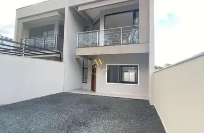 Sobrado geminado alto padrão para venda em joinville, floresta, 3 dormitórios, 1 suíte, 3 banheiros, 2 vagas