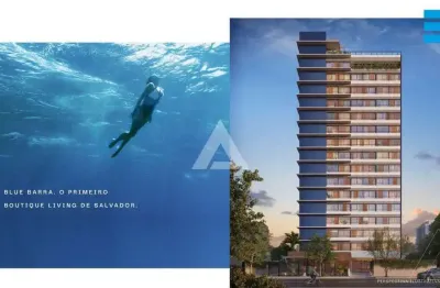 Blue barra - apartamento na barra quarto/sala, à venda na barra  r$489.000,00