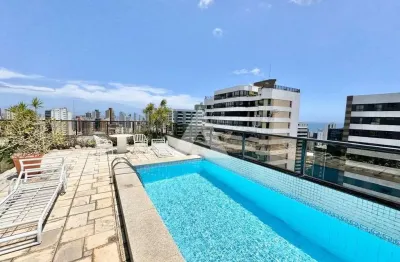 Cobertura na graça com 4 suítes, 431m² à venda por r$ 2.600.000,00