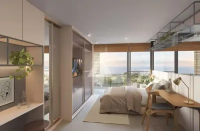 Amarama - studio na barra em construção, 23m² a venda por r$ 450.000,00