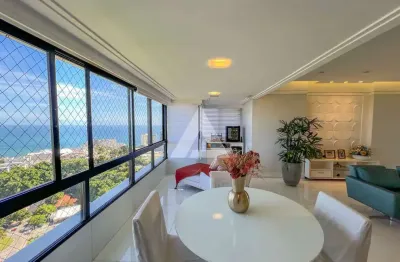 Apartamento na Federação com 4 suítes, PORTEIRA FECHADA, 184m² à venda por R$ 2.580.000,00