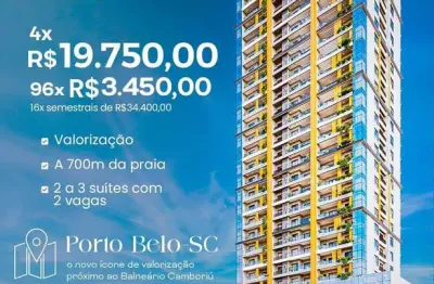 Residencial aquarella - apartamento à venda no bairro meia praia - itapema/sc