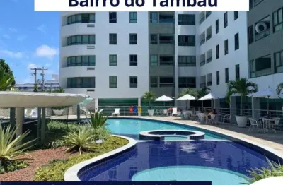 Apartamento 02 quartos uma quadra da praia de tambaú