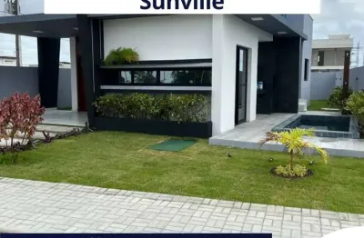 Excelente casa no condomínio sunville, nunca habitada - joão pessoa - pb