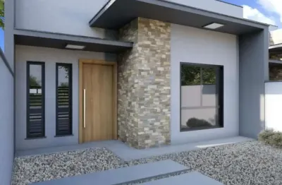 Casa com 2 quartos, sendo 1 suíte à venda em barra velha