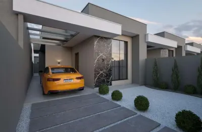 Casa com 3 dormitórios, em construção, bairro vila nova em barra velha-sc.