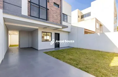 Sobrado com 3 dormitórios à venda, 95 m² por r$ 690.000,00 - parque da fonte - são josé dos pinhais/pr