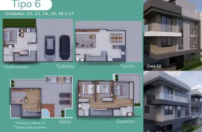 Casa 16 no condominio aspen à venda, santa felicidade, curitiba, pr