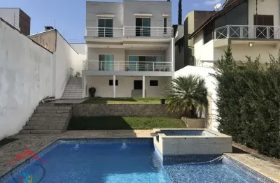 Sobrado para locação em mogi das cruzes, vila oliveira, 4 dormitórios, 4 suítes, 6 banheiros, 6 vagas