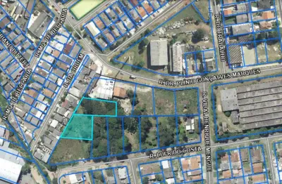 Terreno à venda na Rua Lufrido Costa, 556, Pinheirinho, Curitiba