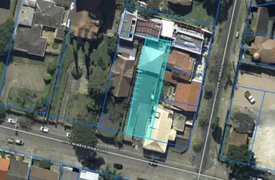 Terreno com 473,00m² bairro são francisco, próximo ao shopping mueller