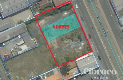 Terreno à venda na Avenida Marechal Floriano Peixoto, 6862, Boqueirão, Curitiba