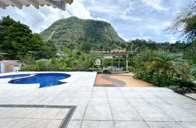 Casa em condomínio para locação, 4 suítes, r$12.000 - comary, teresópolis