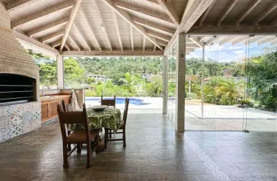 Casa em condomínio para locação, 4 suítes, r$12.000 - comary, teresópolis